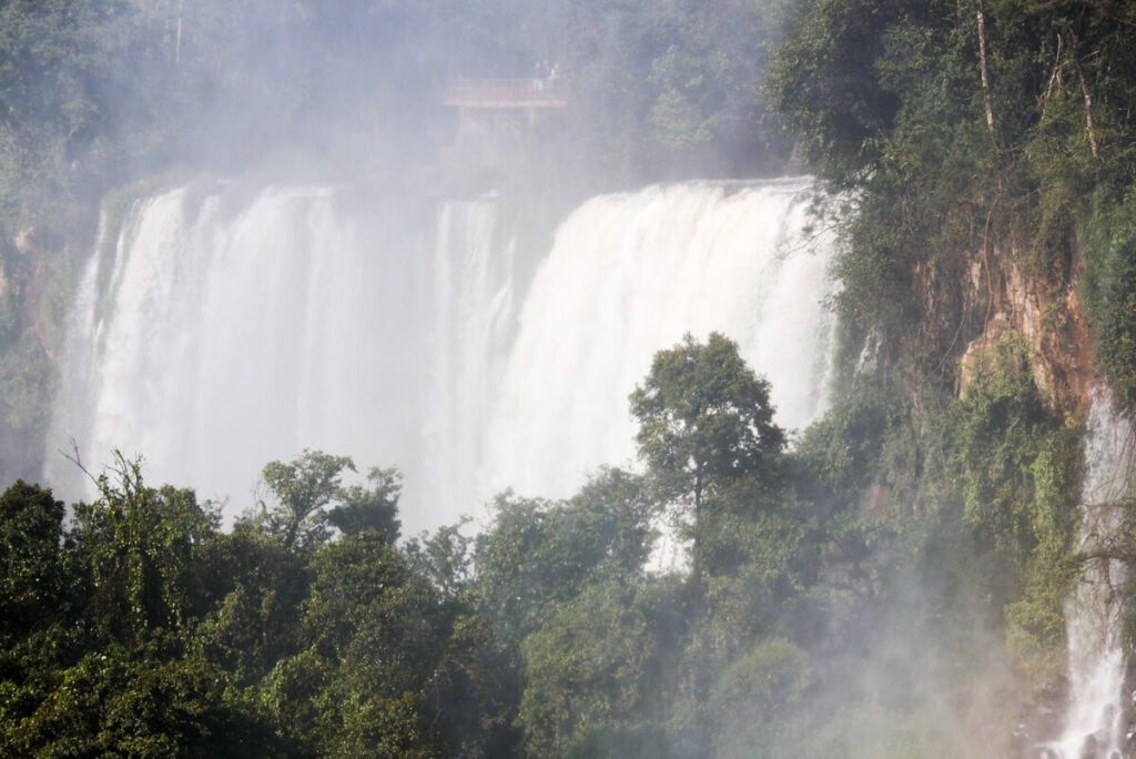 A waterfall in the jungle