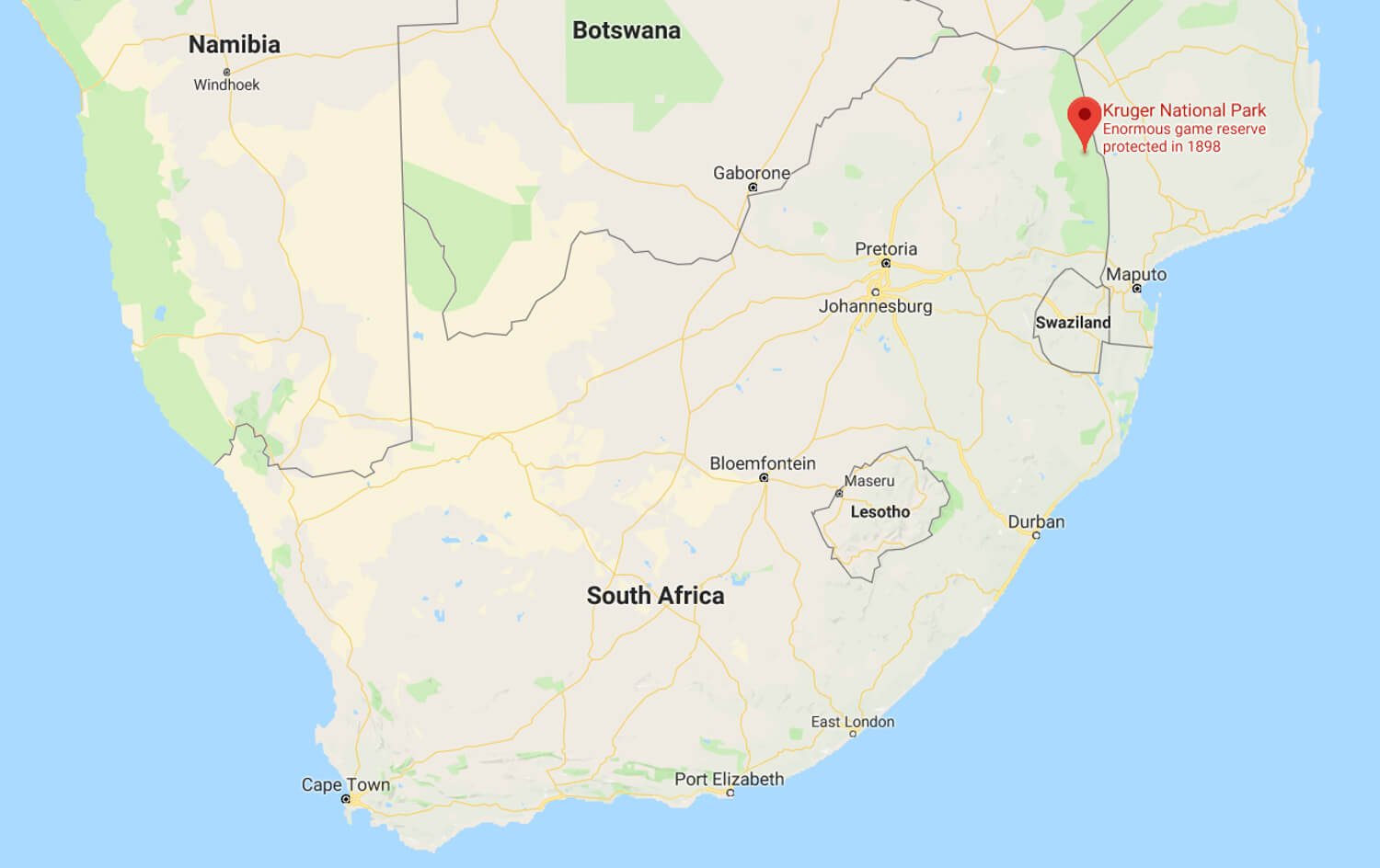 How Far Is Kruger National Park From Johannesburg Airport solsalute.com