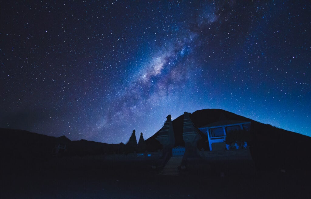 texas desert night