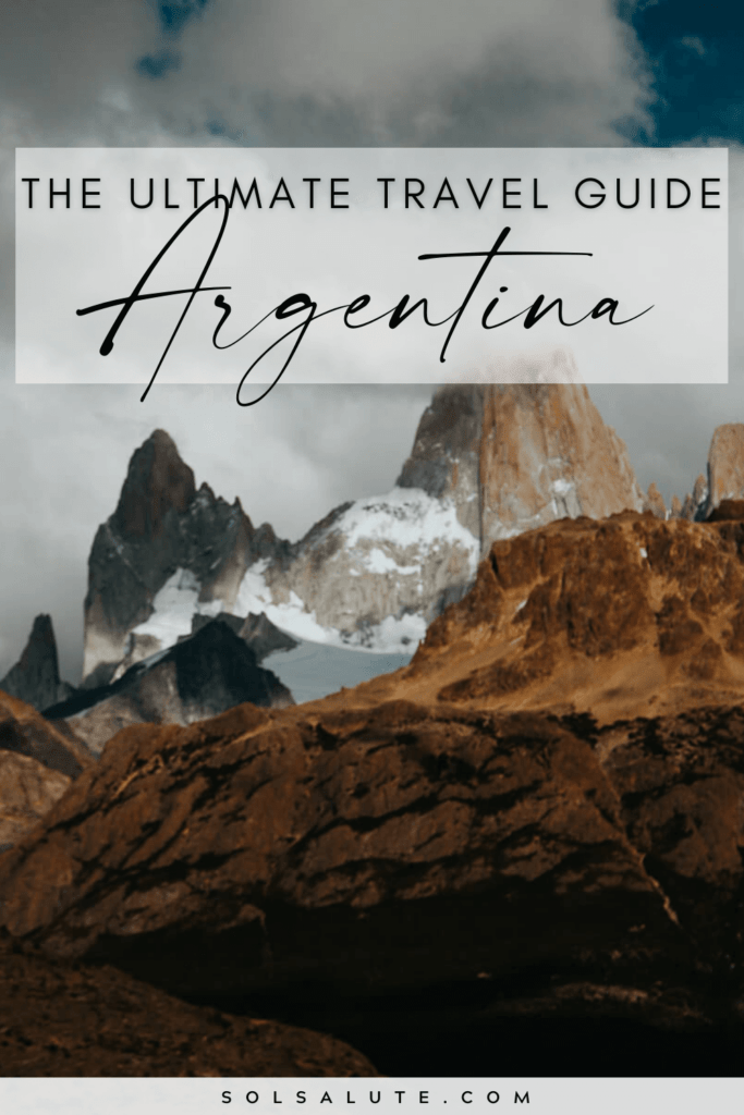 An image of mountains with text overlayed for use on Pinterest