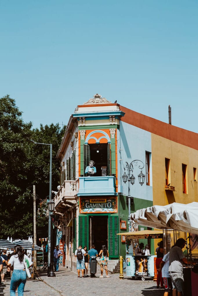 The Caminito outdoor museum in Buenos Aires