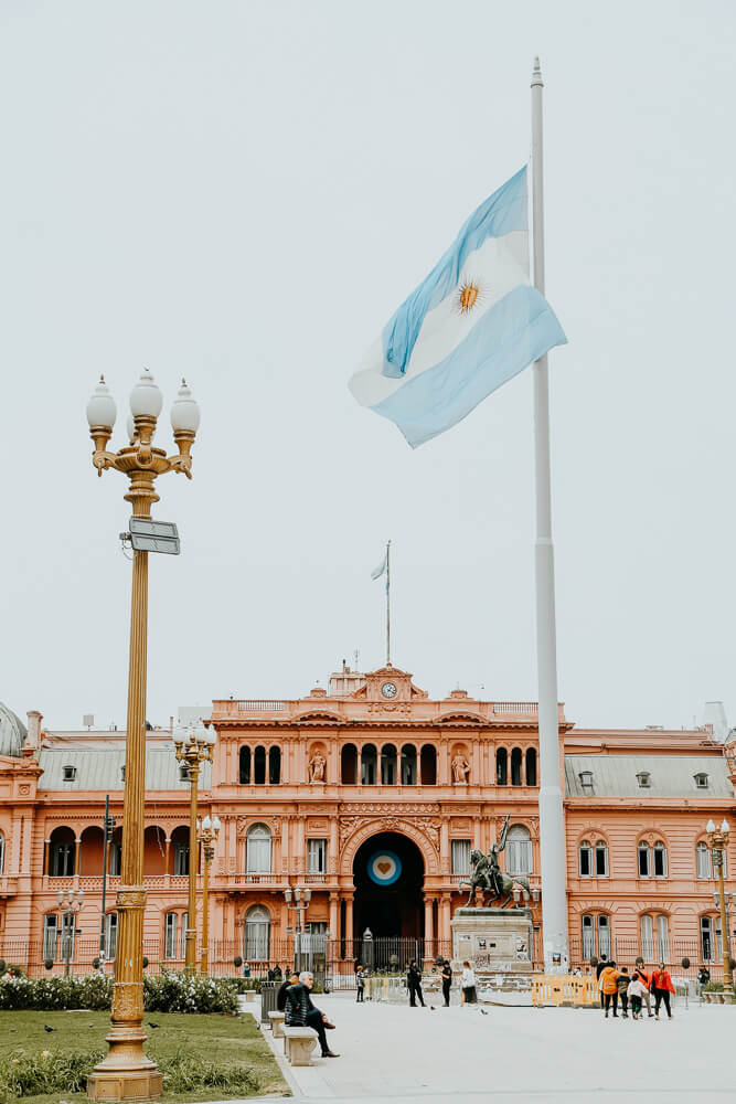 The Casa Rosada in Buenos Aires